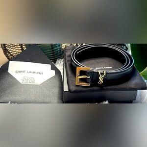 100% authentic YSL belt